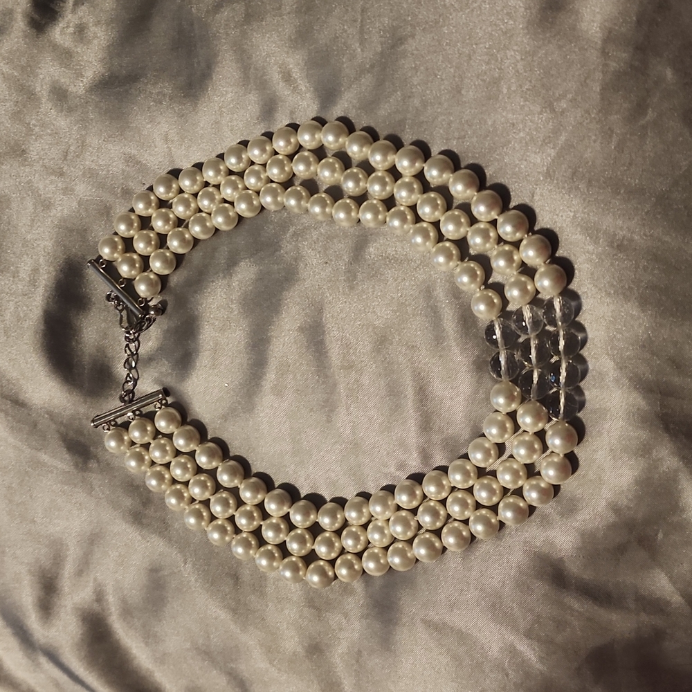 Faux Pearl Necklace